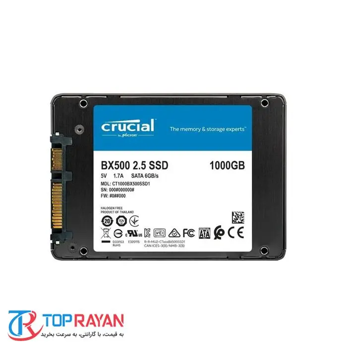 حافظه SSD کروشیال مدل BX500 با ظرفیت 1 ترابایت -gallery-1