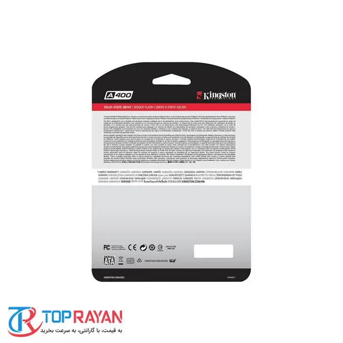 حافظه اس اس دی اینترنال کینگستون مدل A400 ظرفیت 480 گیگابایت -gallery-5