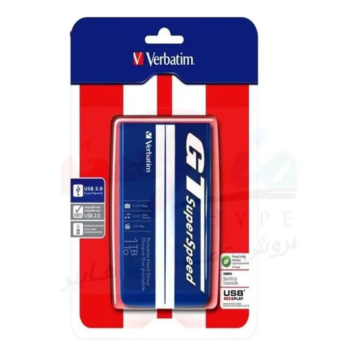 هارد دیسک اکسترنال ورباتیم مدل 05308 GT Super Speed ظرفیت 1 ترابایت -gallery-15