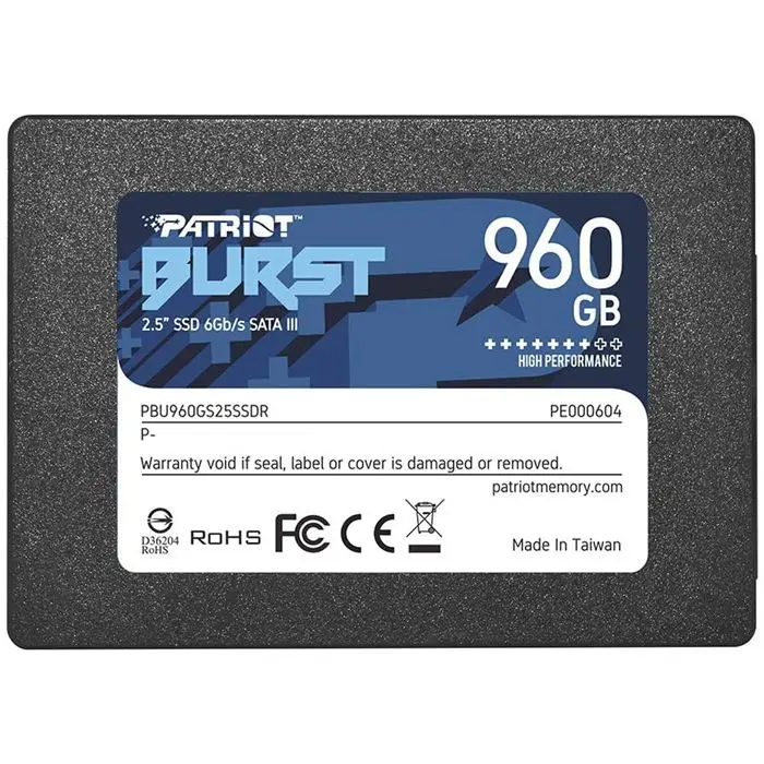 حافظه SSD اینترنال پاتریوت مدل Burst ظرفیت 960 گیگابایت -gallery-5