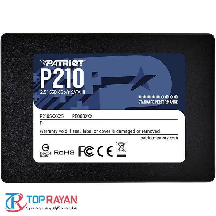 حافظه SSD اینترنال پاتریوت مدل P210 SSD SATA3 ظرفیت 2 ترابایت -gallery-3