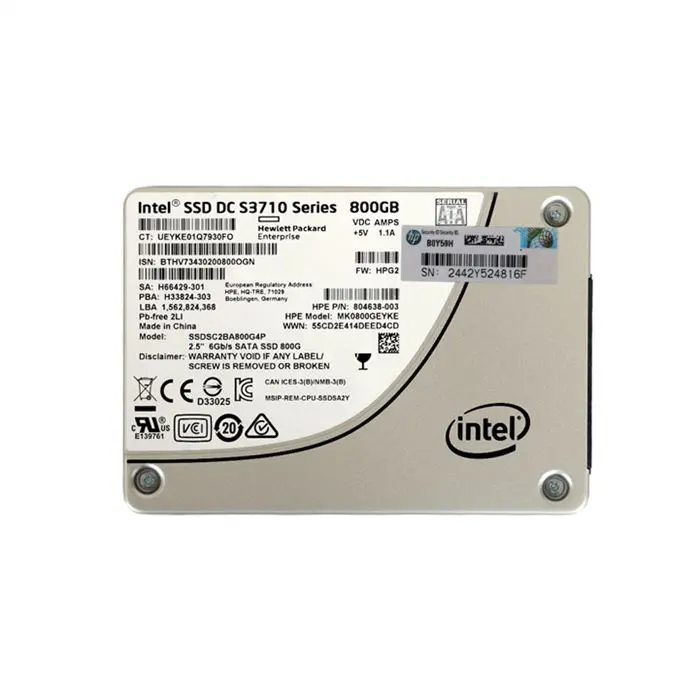اس اس دی اینترنال اچ پی مدل Write Intensive-2 SATA با ظرفیت 800 گیگابایت -gallery-5