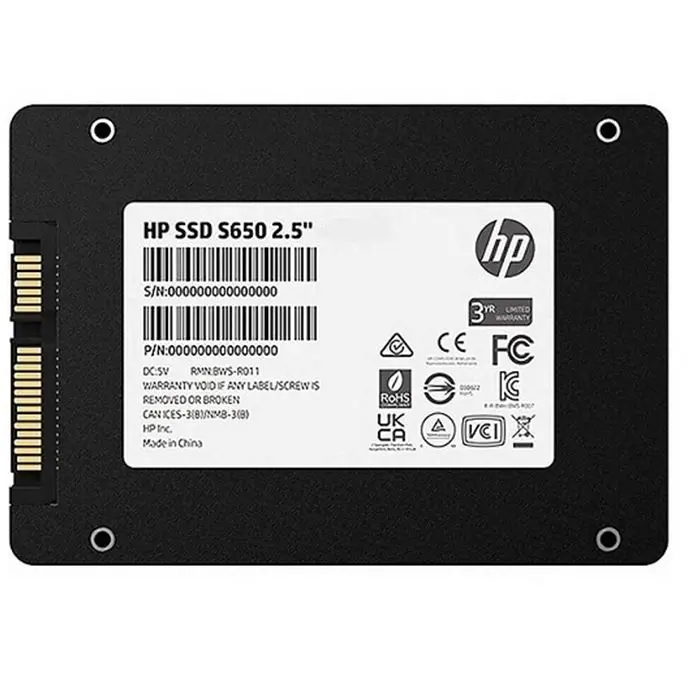 حافظه اس اس دی اینترنال 2.5 اینچ SATA اچ پی مدل HP S650 ظرفیت 120 گیگابایت -gallery-2