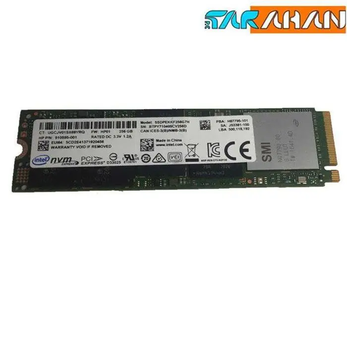حافظه SSD اینتل مدل M.2 ظرفیت 256 گیگابایت -gallery-2