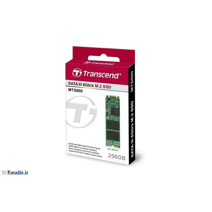 حافظه SSD سایز M.2 2280 ترنسند مدل MTS800 ظرفیت 256 گیگابایت -gallery-1