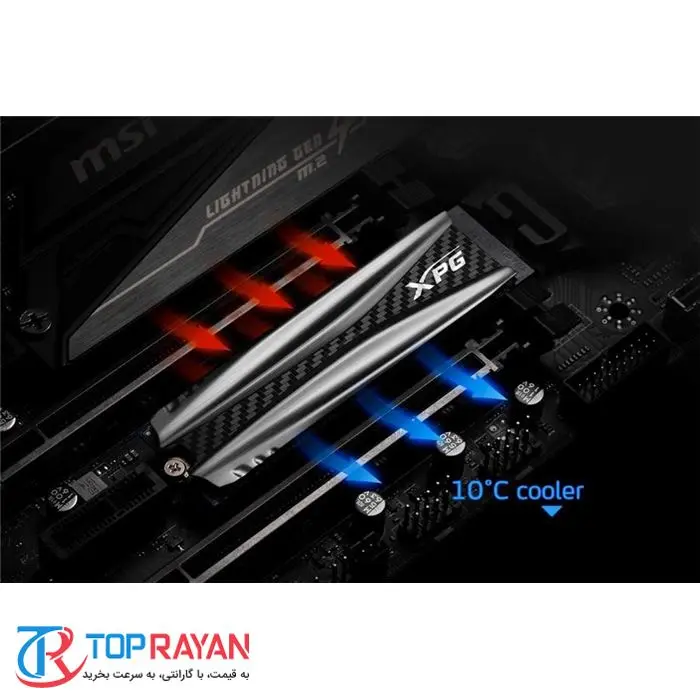 حافظه SSD اینترنال ای دیتا مدل XPG GAMMIX S50 M.2 2280 ظرفیت 2 ترابایت -gallery-1