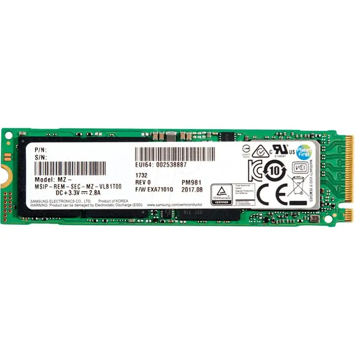 حافظه SSD سامسونگ مدل PM981 ظرفیت 256 گیگابایت -gallery-4