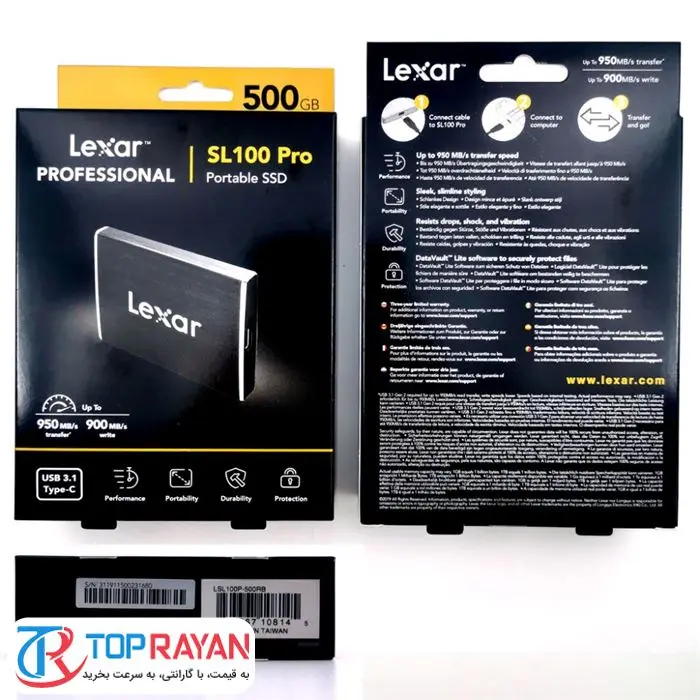 حافظه SSD اکسترنال لکسار مدل SL100 Pro ظرفیت 500 گیگابایت -gallery-7