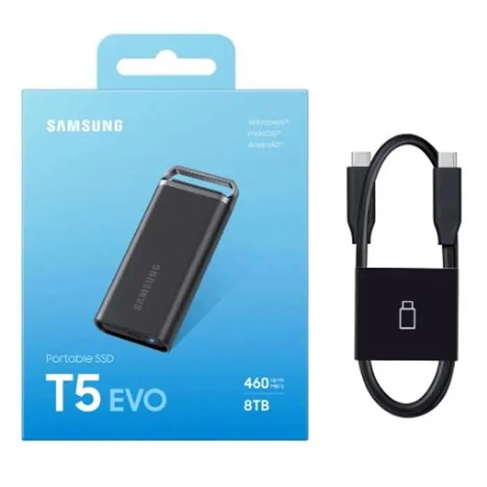 اس اس دی سامسونگ T5 EVO USB 3.2 Gen 1 ظرفیت 8 ترابایت -gallery-5