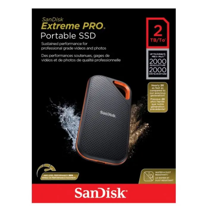 اس اس دی اکسترنال سن دیسک مدل Extreme pro E81 ظرفیت 2 ترابایت -gallery-2
