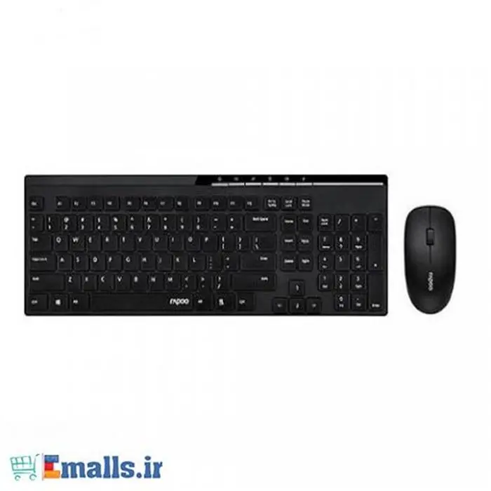 کیبورد و ماوس بی‌سیم رپو مدل X8100 -gallery-11