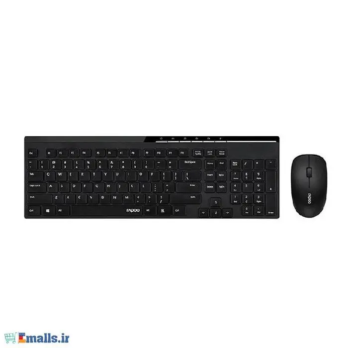 کیبورد و ماوس بی‌سیم رپو مدل X8100 -gallery-5