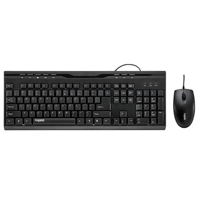 کیبورد و ماوس با سیم رپو مدل ایکس NX1710 -gallery-7