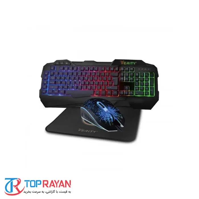 کیبورد و ماوس وریتی مدل V-KB6111GCW همراه با ماوس پد -gallery-3