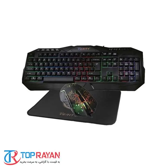 کیبورد و ماوس وریتی مدل V-KB6111GCW همراه با ماوس پد -gallery-8