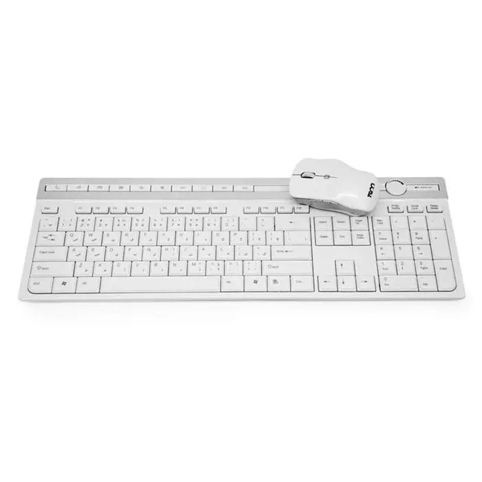 کیبورد و ماوس بی سیم تسکو Tsco 7106W White -gallery-3