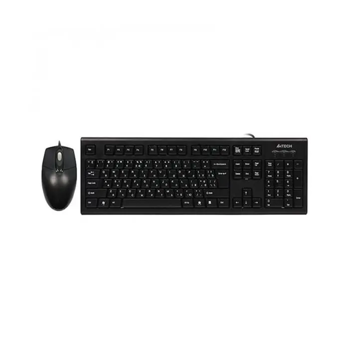 کیبورد و ماوس باسیم ای فورتک A4Tech KR-8572 با حروف فارسی -gallery-1