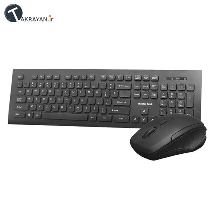کیبورد و ماوس بی سیم مسترتک مدل MK8100 -gallery-14