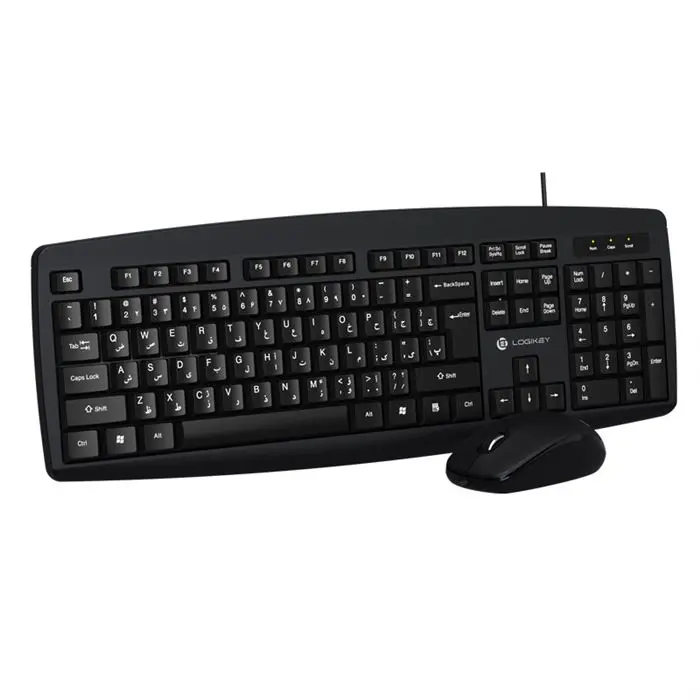 کیبورد و ماوس با سیم لاجیکی مدل KM113B -gallery-3