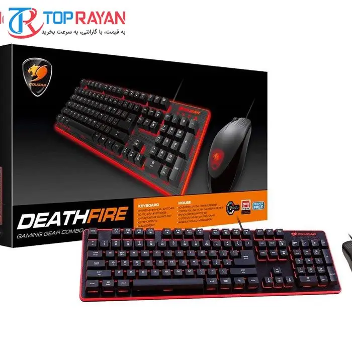 کیبورد و ماوس مخصوص بازی کوگر مدل deathfire Gaer Combo -gallery-9