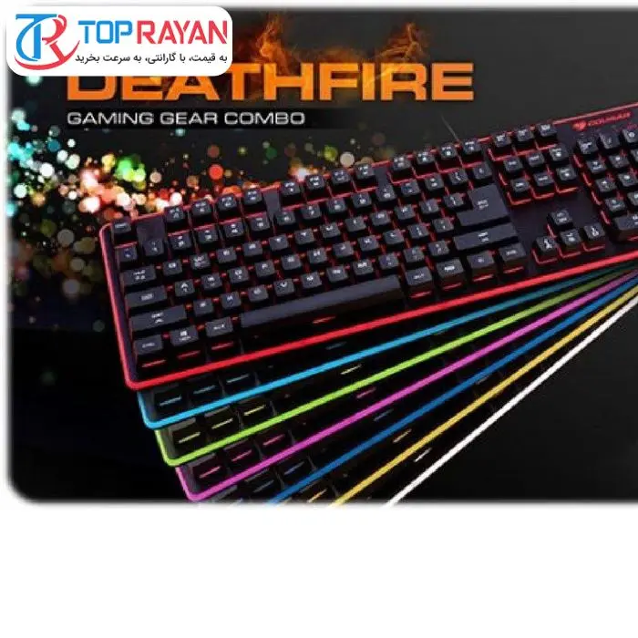 کیبورد و ماوس مخصوص بازی کوگر مدل deathfire Gaer Combo -gallery-1