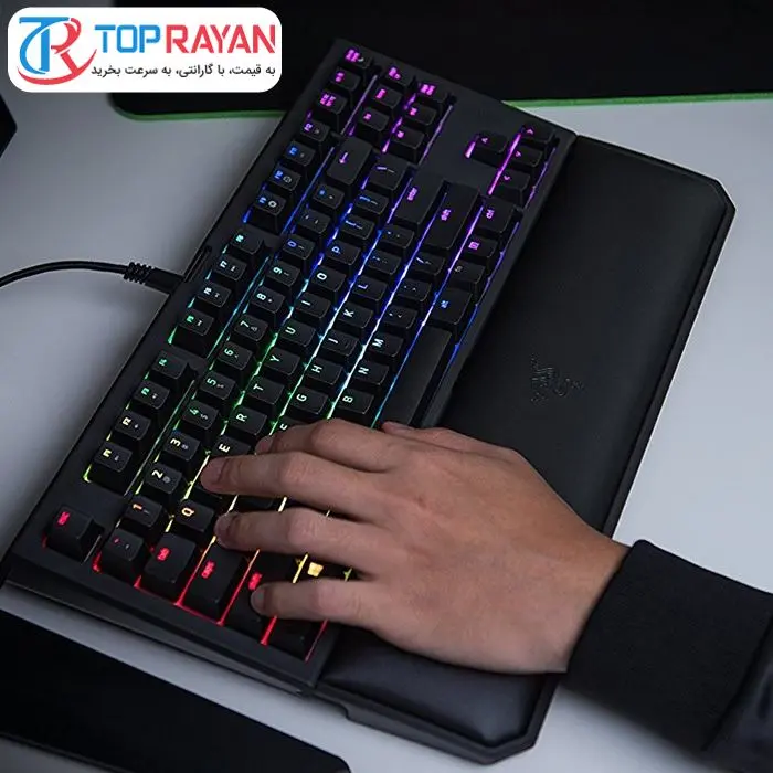 کیبورد مکانیکی مخصوص بازی ریزر مدل Razer BlackWidow Tournament Edition Chroma V2 -gallery-11