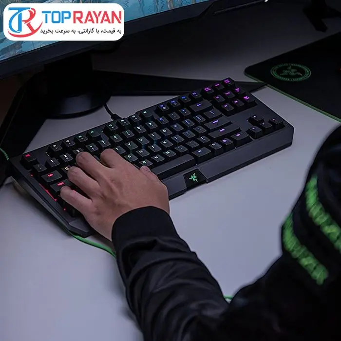 کیبورد مکانیکی مخصوص بازی ریزر مدل Razer BlackWidow Tournament Edition Chroma V2 -gallery-27