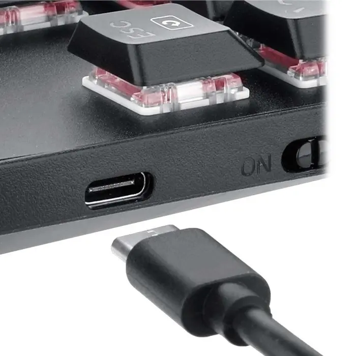 کیبورد مکانیکی ردراگون مدل Redragon Horus Pro K618 RGB -gallery-3