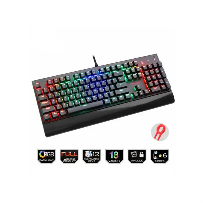 کیبورد مخصوص بازی ردراگون مدل K557 RGB -gallery-2