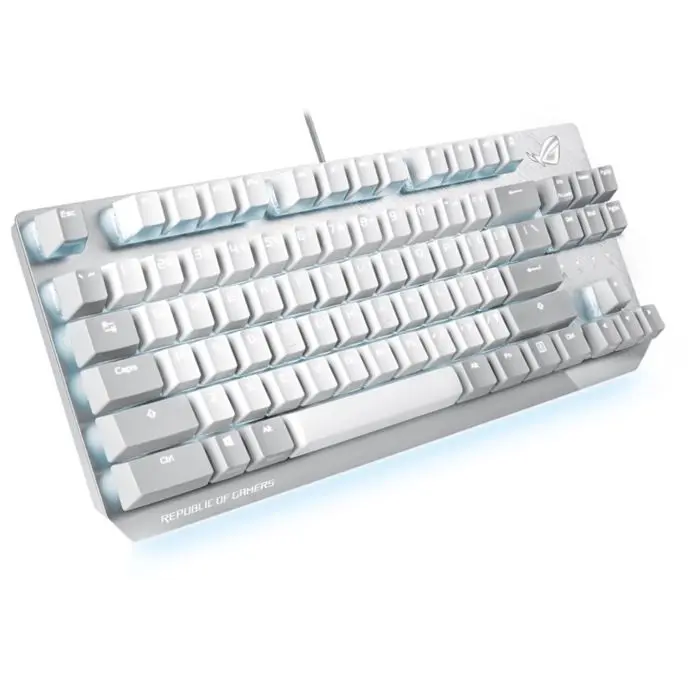 کیبورد گیمینگ ایسوس مدل ROG Strix Scope NX TKL Moonlight White -gallery-1