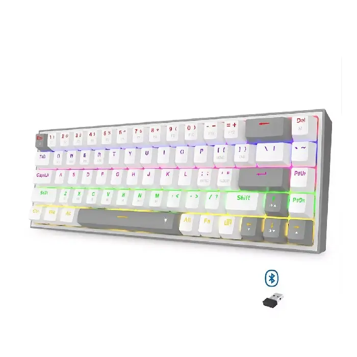 کیبورد بی سیم و باسیم مکانیکال گیمینگ ردراگون مدل K705 WG PRO RGB -gallery-1