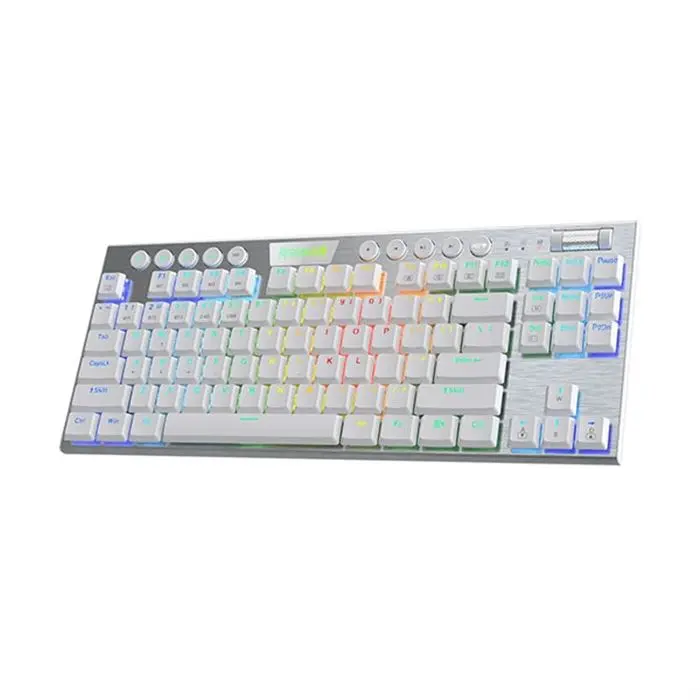 کیبورد ردراگون Redragon Horus TKL K621 white RGB -gallery-1
