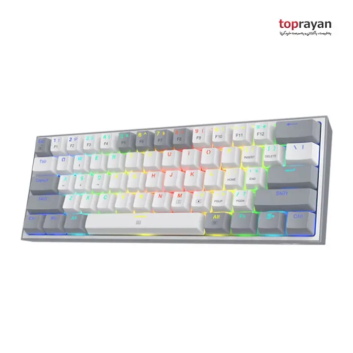 کیبورد مکانیکال گیمینگ ردراگون K617 FIZZ RGB White/Grey -gallery-3