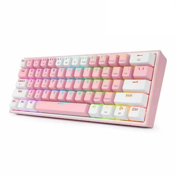 کیبورد مکانیکال گیمینگ ردراگون K616 FIZZ Pro PINK/WHITE RGB -gallery-2