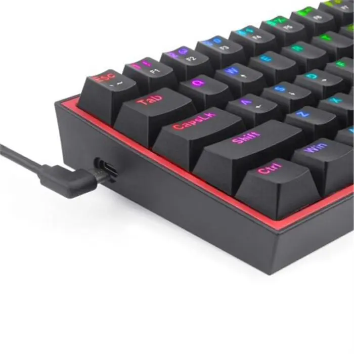 کیبورد مکانیکال گیمینگ ردراگون K616 FIZZ Pro Black RGB -gallery-1