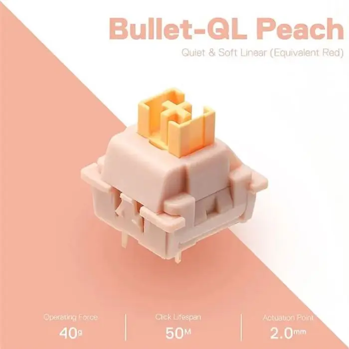 سوئیچ کیبورد مکانیکال ردراگون A113 Bullet QL -gallery-1