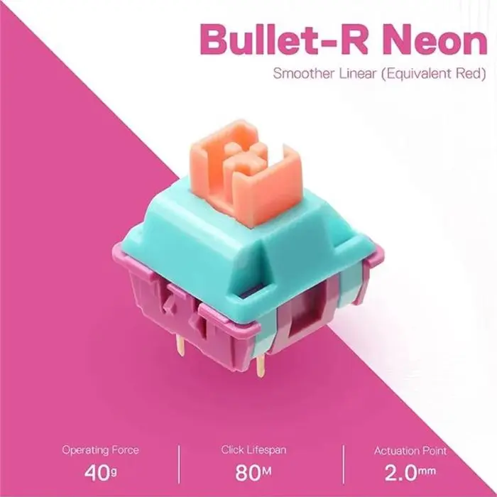 سوئیچ کیبورد مکانیکال ردراگون A113 Bullet R -gallery-6