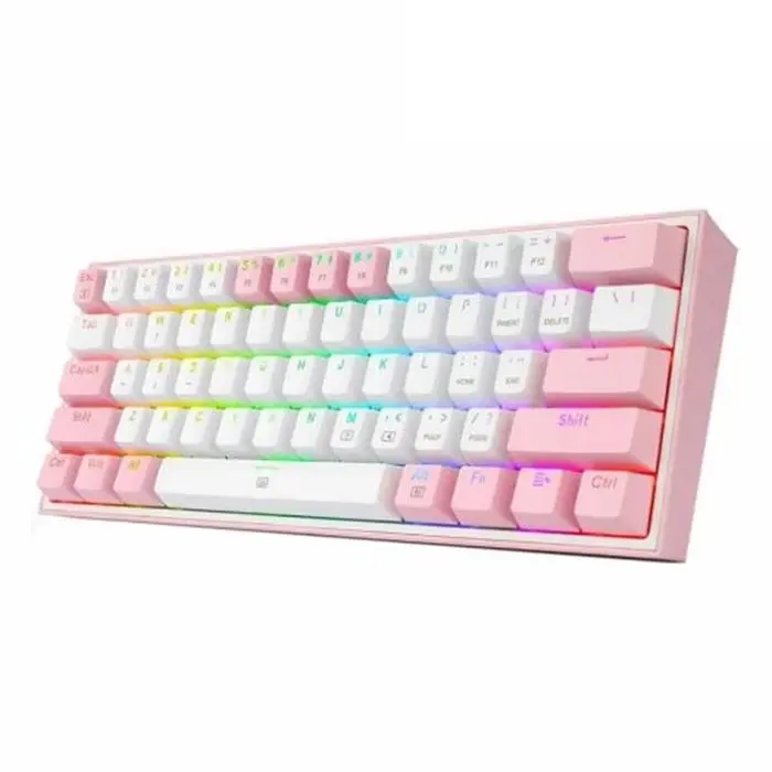 کیبورد مکانیکال گیمینگ ردراگون K617 White/Pink -gallery-4