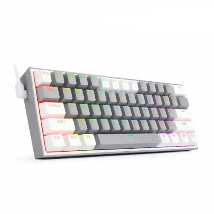 کیبورد مکانیکال گیمینگ ردراگون Redragon K617 FIZZ RGB Grey/White -gallery-4