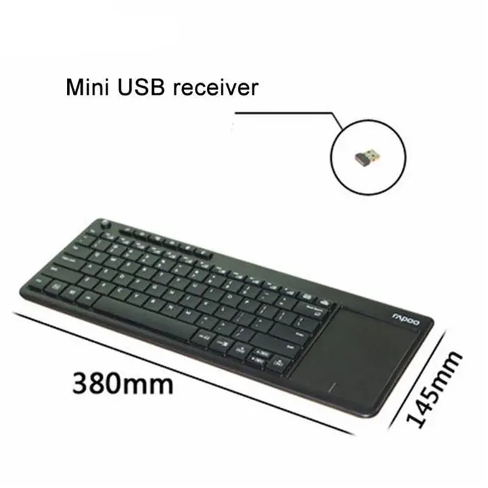 کیبورد بی‌سیم رپو مدل K2600 -gallery-2