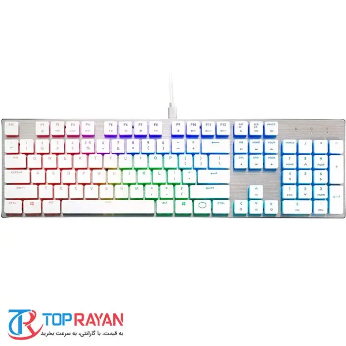 کیبورد گیمینگ کولرمستر مدل SK650 White -gallery-8