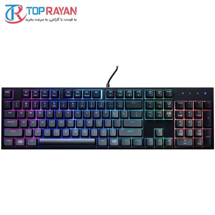 کیبورد مخصوص بازی کولر مستر مدل MasterKeys Lite L RGB Gaming Keyboard -gallery-7