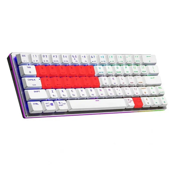 کیبورد مکانیکال گیمینگ با سیم و بی سیم کولرمستر SK622 SILVER -gallery-3