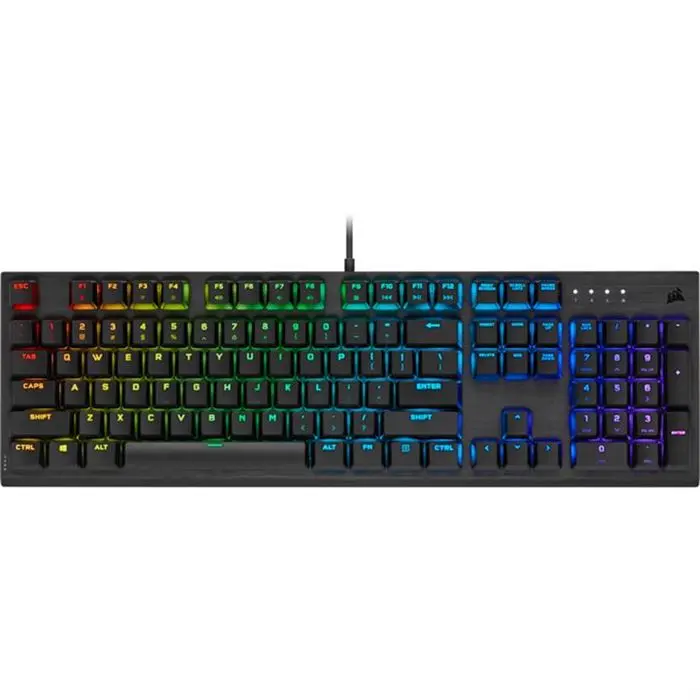 کیبورد گیمینگ کورسیر مدل K60 RGB Pro Low Profile Mechanical -gallery-2