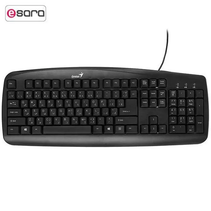 کیبورد PS/2 جنیوس مدل KB-110 با حروف فارسی -gallery-5