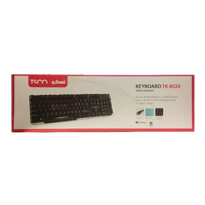 کیبورد مخصوص بازی تسکو مدل TK 8029 -gallery-1