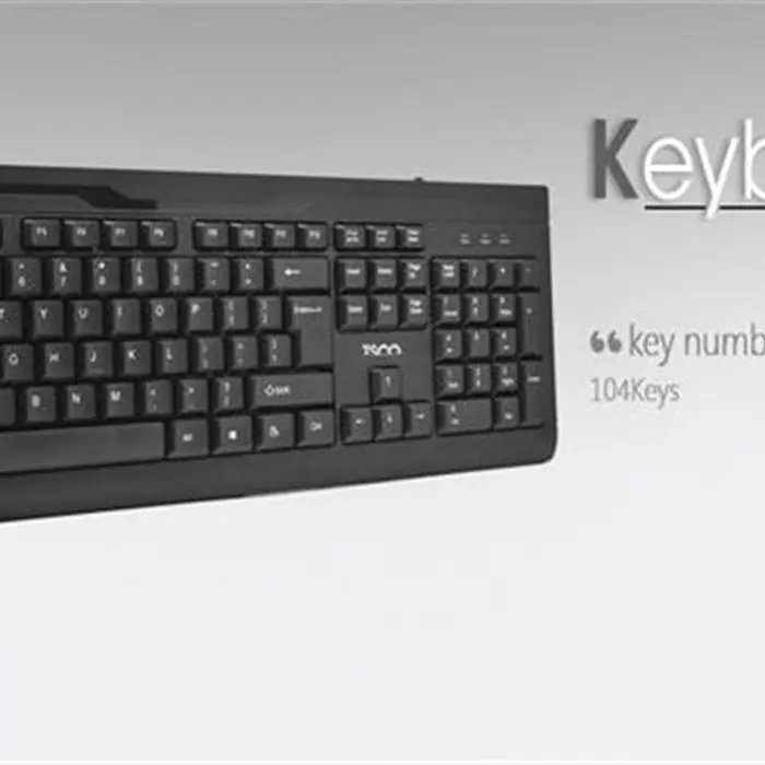 کیبورد تسکو با سیم مدل TK 8012 -gallery-3