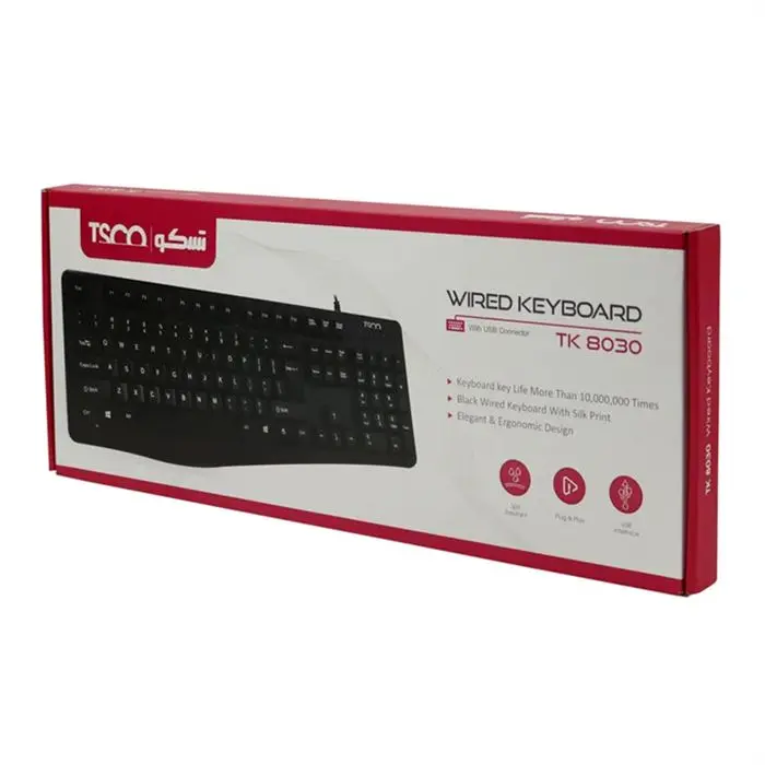 کیبورد سیمی تسکو مدل TK-8030 -gallery-10