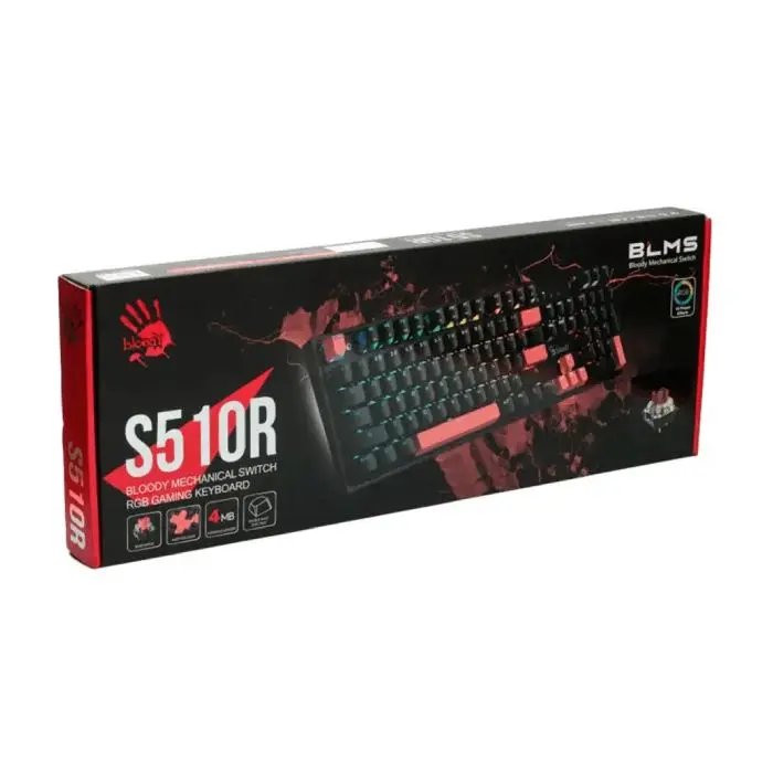 کیبورد باسیم گیمینگ ای فورتک بلادی مدل S510R -gallery-11