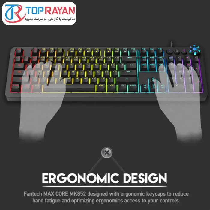 کیبورد مخصوص بازی فنتک مدل MAX CORE MK852 -gallery-32